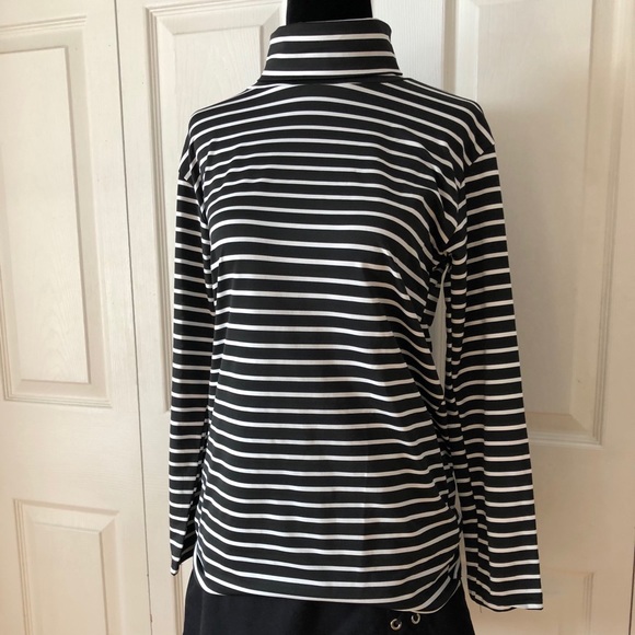 Striped longsleeve Turtleneck - Picture 4 of 4